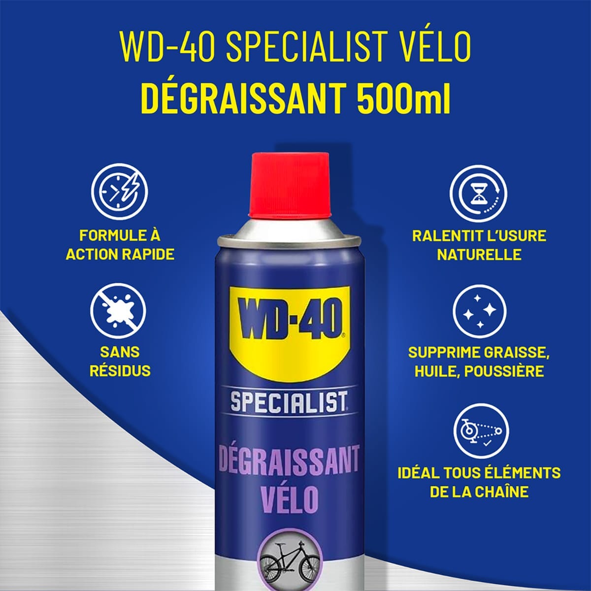 Dégraissant WD-40 SPECIALIST (500 ml)