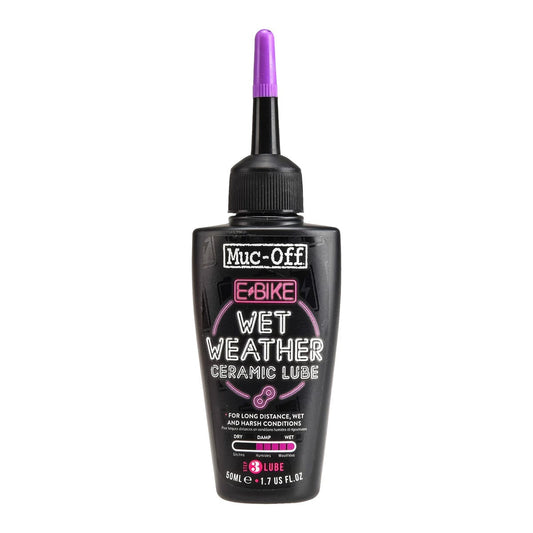 Lubrifiant Conditions Humides pour VAE MUC-OFF EBIKE WET WEATHER (50 ml)