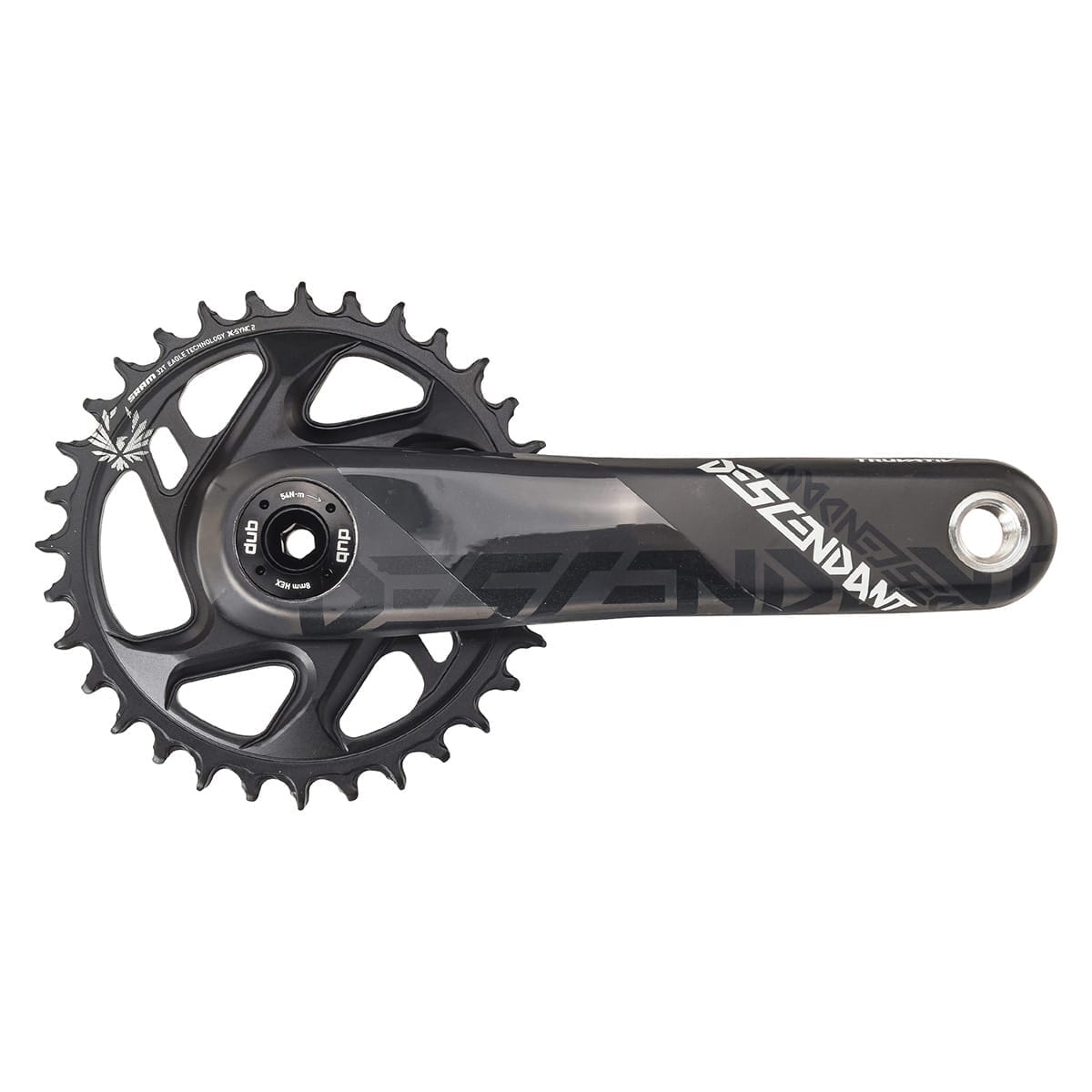 Pédalier Truvativ Noir GXP Carbone – Manivelles 175mm – Occasion