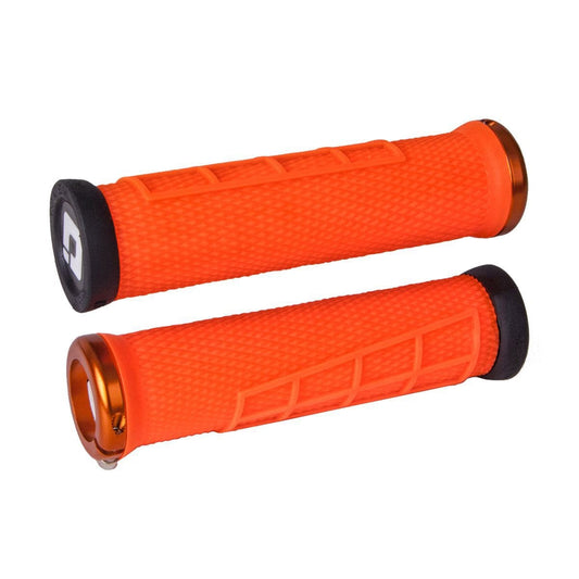 Grips ODI ELITE FLOW Lock-On 130 mm Orange