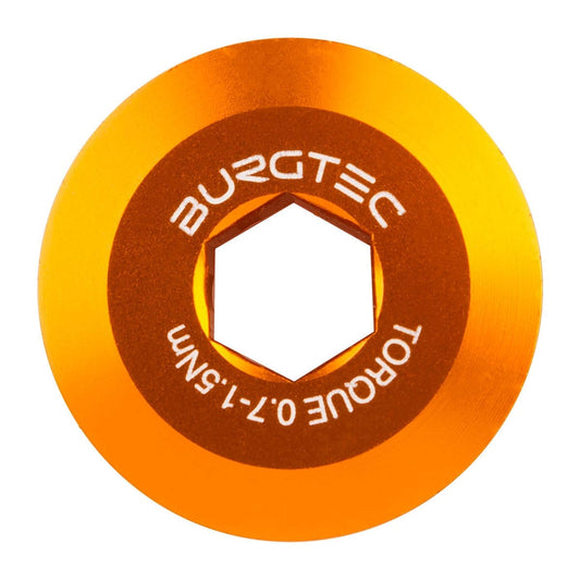 Vis de Précontrainte BURGTEC pour Pédalier Shimano HOLLOWTECH 2 Orange