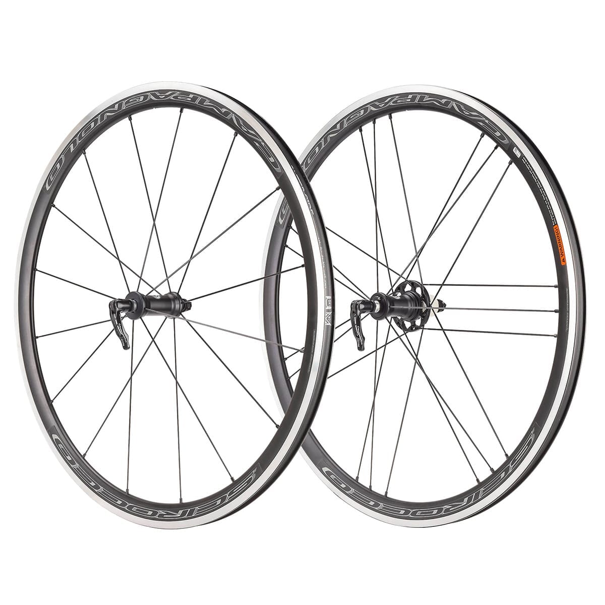 Paire De Roues Ambrosio Futura – Aluminium Argenté – Corps Roue Libre Campagnolo