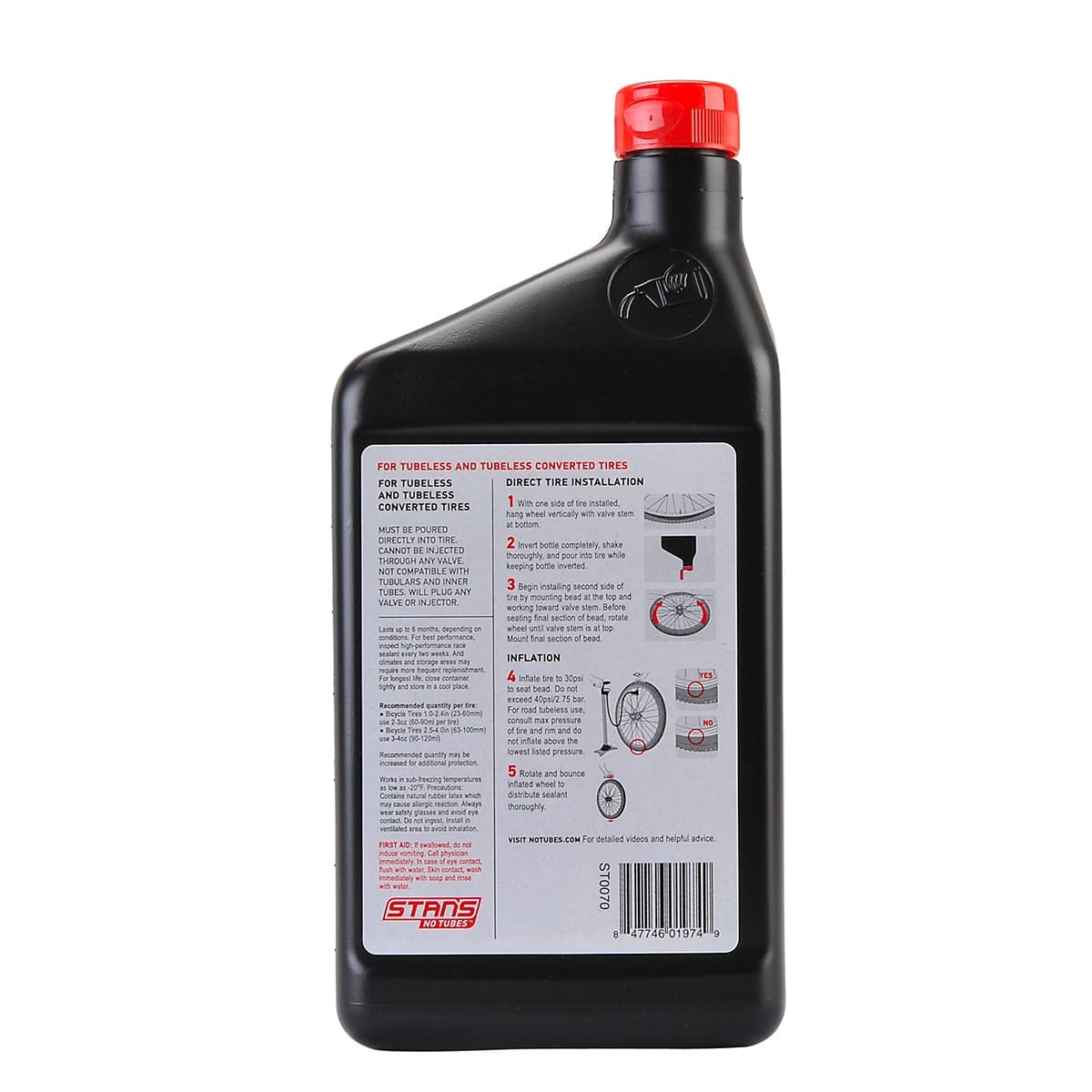 Liquide Préventif Anti-Crevaison STAN'S NOTUBES RACE (946 ml)
