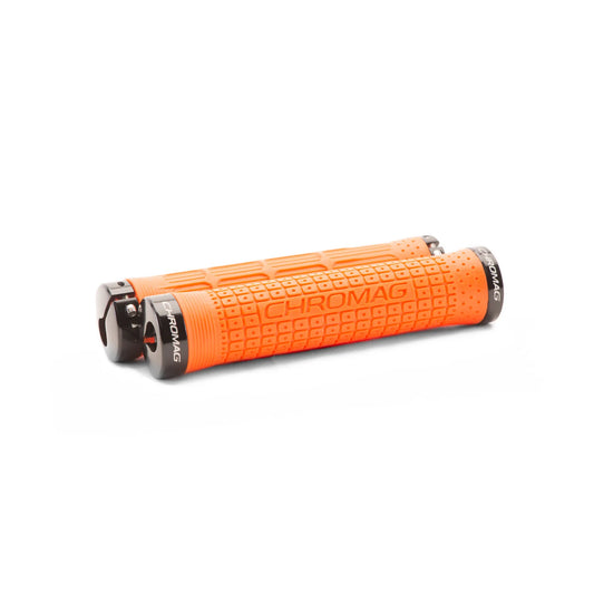 Grips CHROMAG CLUTCH Lock-On 142 mm Orange/Noir