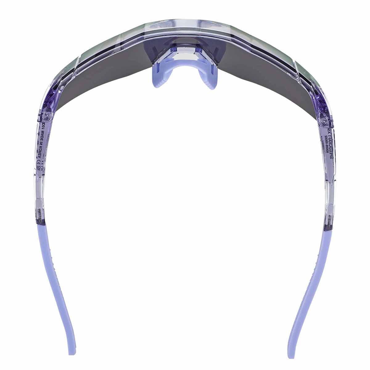 Lunettes 100%  SPEEDCRAFT XS POLISHED Translucide Hiper Mirror Lavende