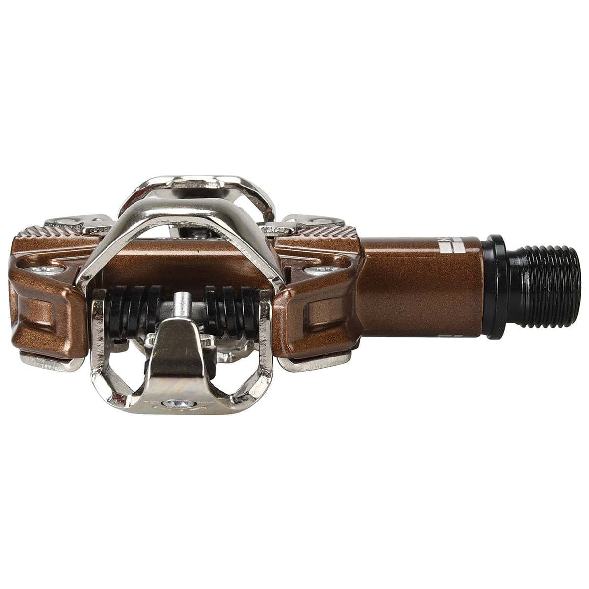 Pédales Automatiques Look X-Track Gravel Edition Bronze - Alliage/carbone, Légères (494g), Made In France