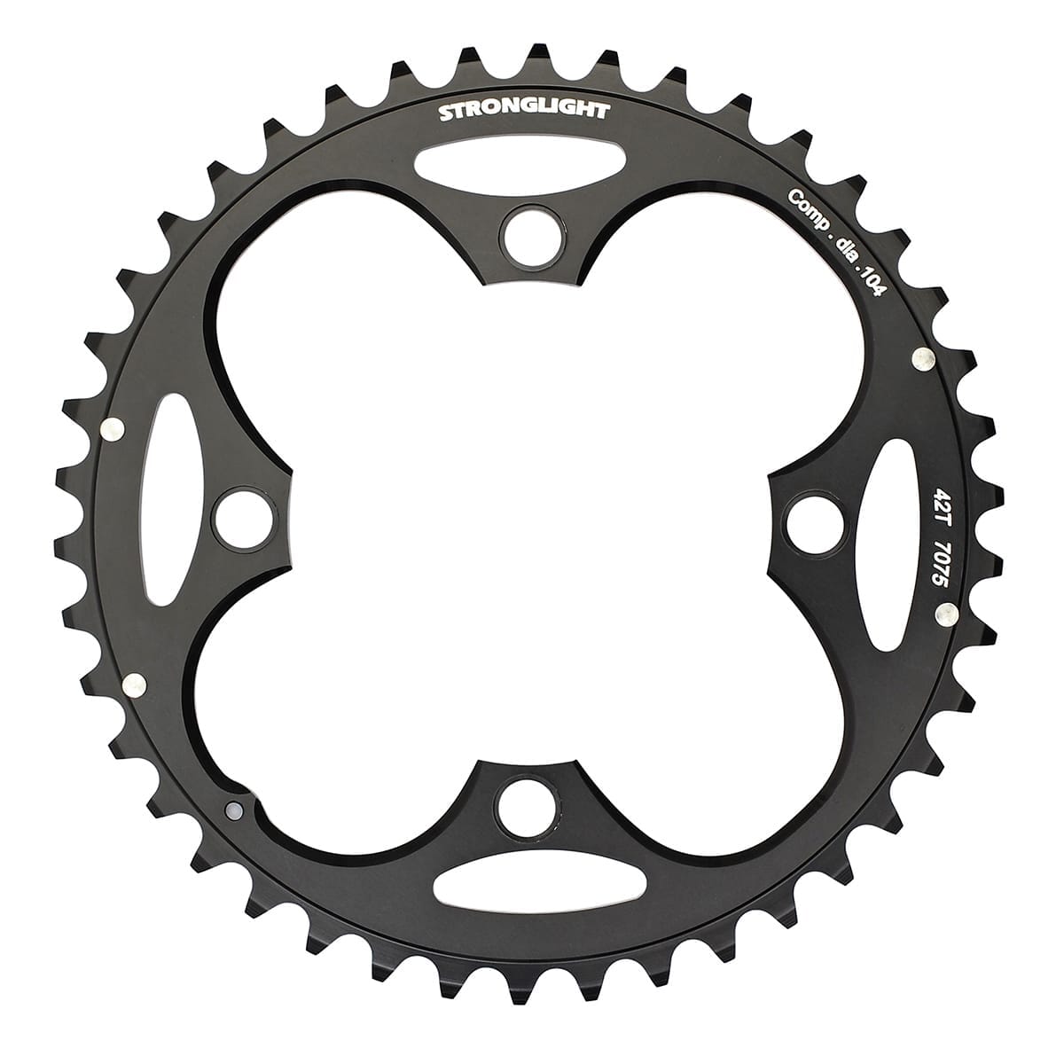 Plateau Renthal aluminium SR4 BCD 104 mm Plateau Renthal aluminium SR4 BCD 104 mm