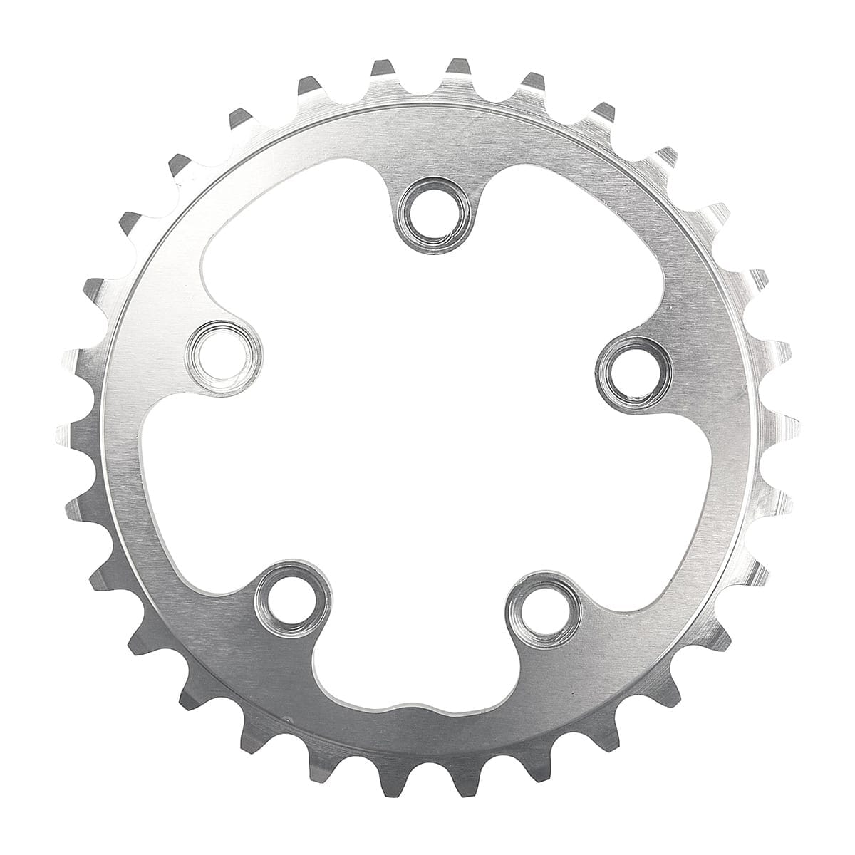 Plateau 24 dents route d.74 triple argent alu 7075 9/10v. marque Plateau 24 dents route d.74 triple argent alu 7075 9/10v. marque