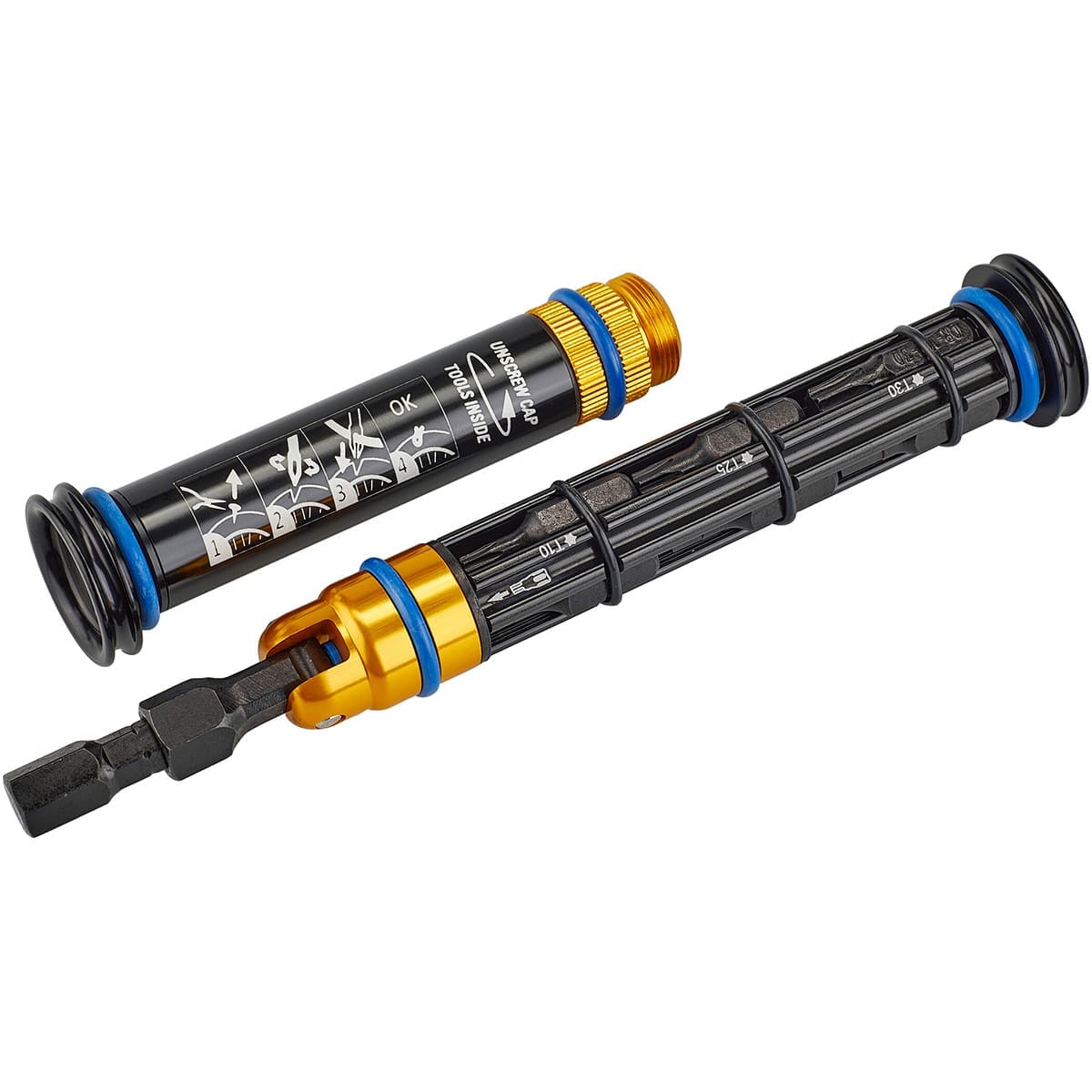 Kit Outils De Vélo Intégré Lezyne Dual Insert - Pour Guidon, Neuf