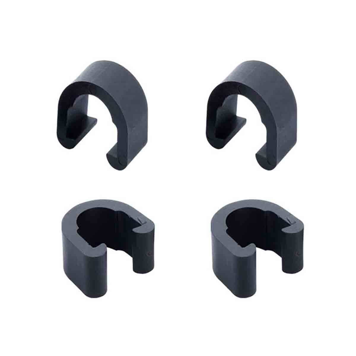 Jagwire Grip Guide Durite Câble 2 Pièces - Noir - Guides De Logement De Qualité