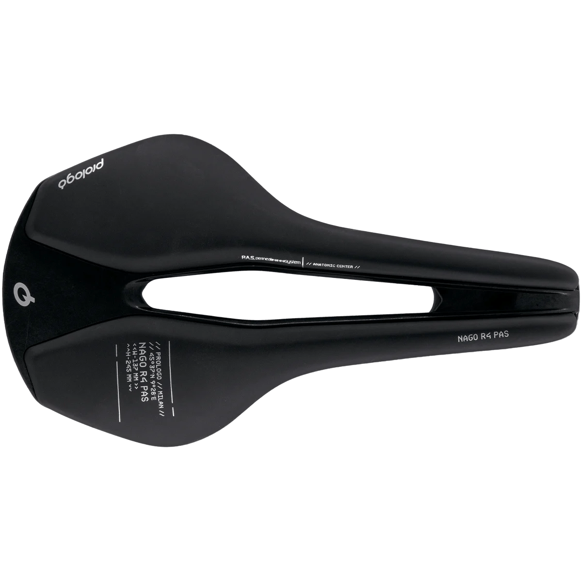 Selle prologo nago R4 Pas 137 mm Nack rail carbone - Équipements vélos