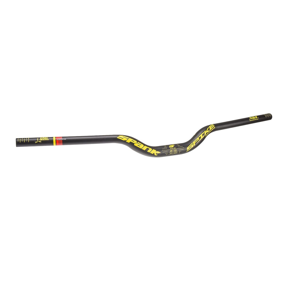 Cintre Spank Spike 800 Vibrocore, Rise 75mm, Noir/Blanc Cintre Spank Spike 800 Vibrocore, Rise 75mm, Noir/Blanc