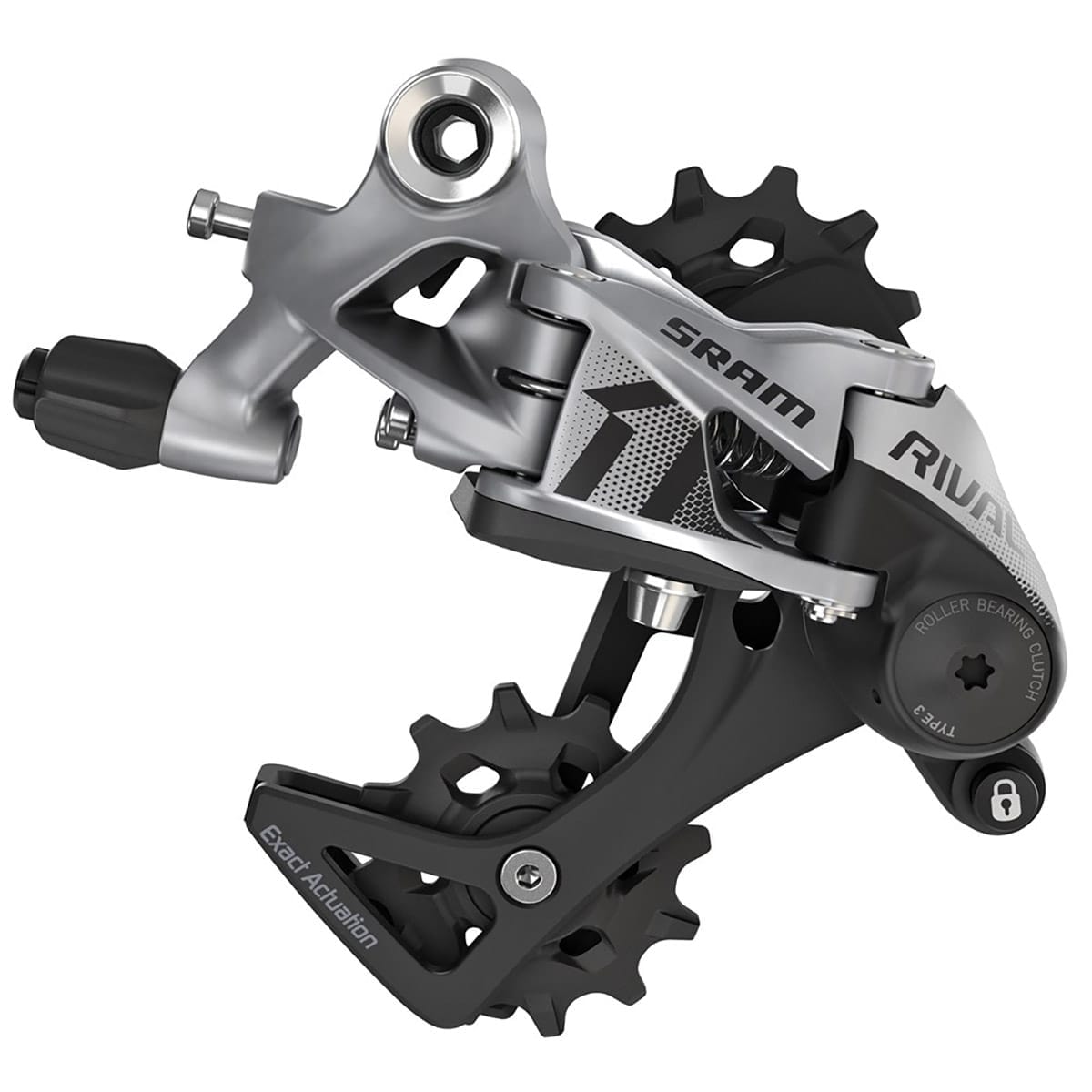 Dérailleur Arrière SRAM Rival 1 11 Vitesses - Longue Cage, Noir, Neuf Sous Garantie 2 Ans