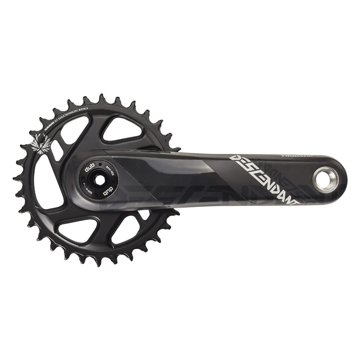 Sram Descendant Truvativ Descendant DH Crankset - 165mm, 34t, DUB