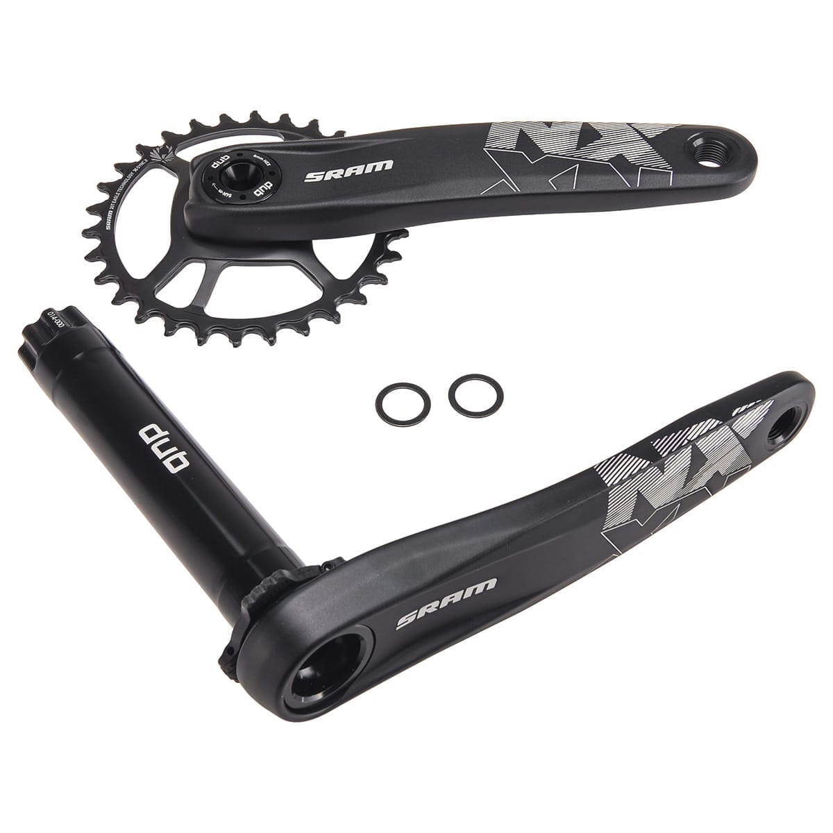 Pédalier SRAM SX Eagle Boost DUB 12 Vitesses - 34 Dents, Bras 175mm, Noir, Neuf