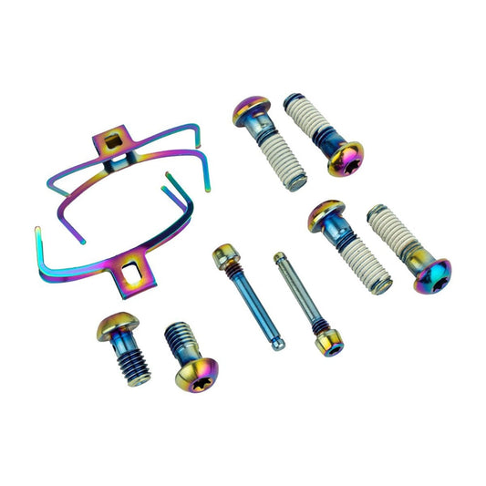 Kit Visserie pour Etriers SRAM G2 RSC/ULTIMATE Upgrade Inox Rainbow