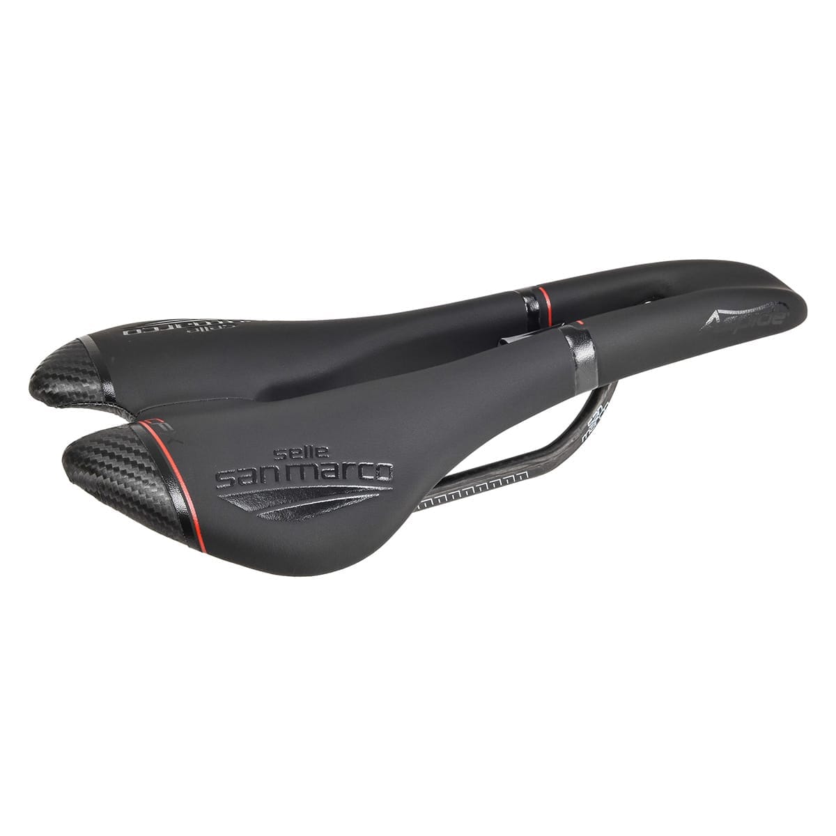 Selle SELLE SAN MARCO ALLROAD OPEN FIT CARBON FX WIDE Rails Carbone