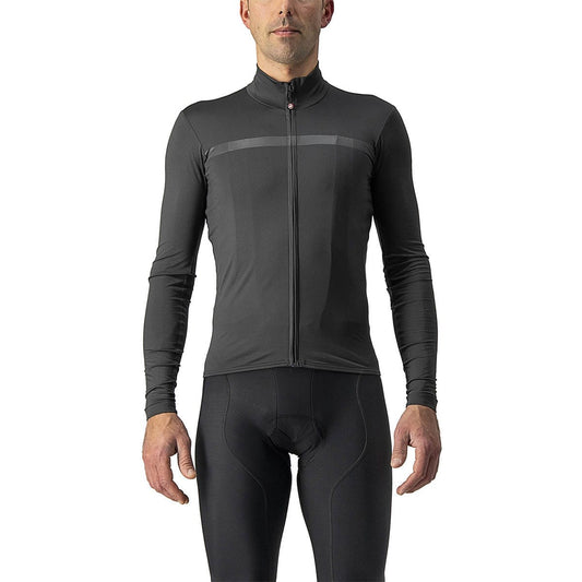 Maillot CASTELLI PRO THERMAL MID Manches Longues Gris