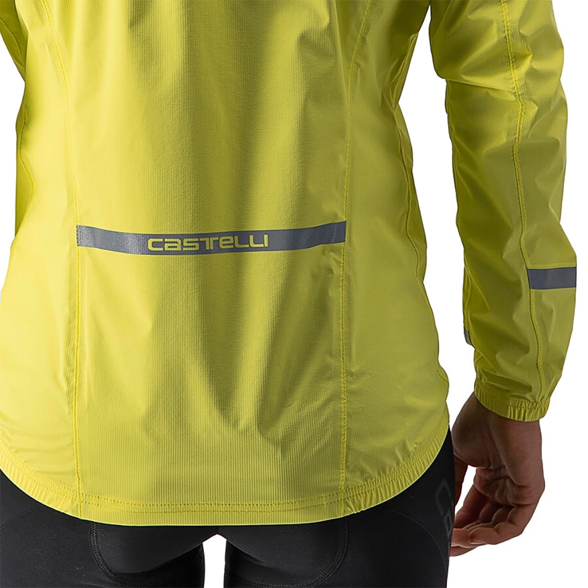 Veste Castelli Sublime Polaire Homme Jaune Fluo/Noir – Taille S – NEUVE Avec Défaut