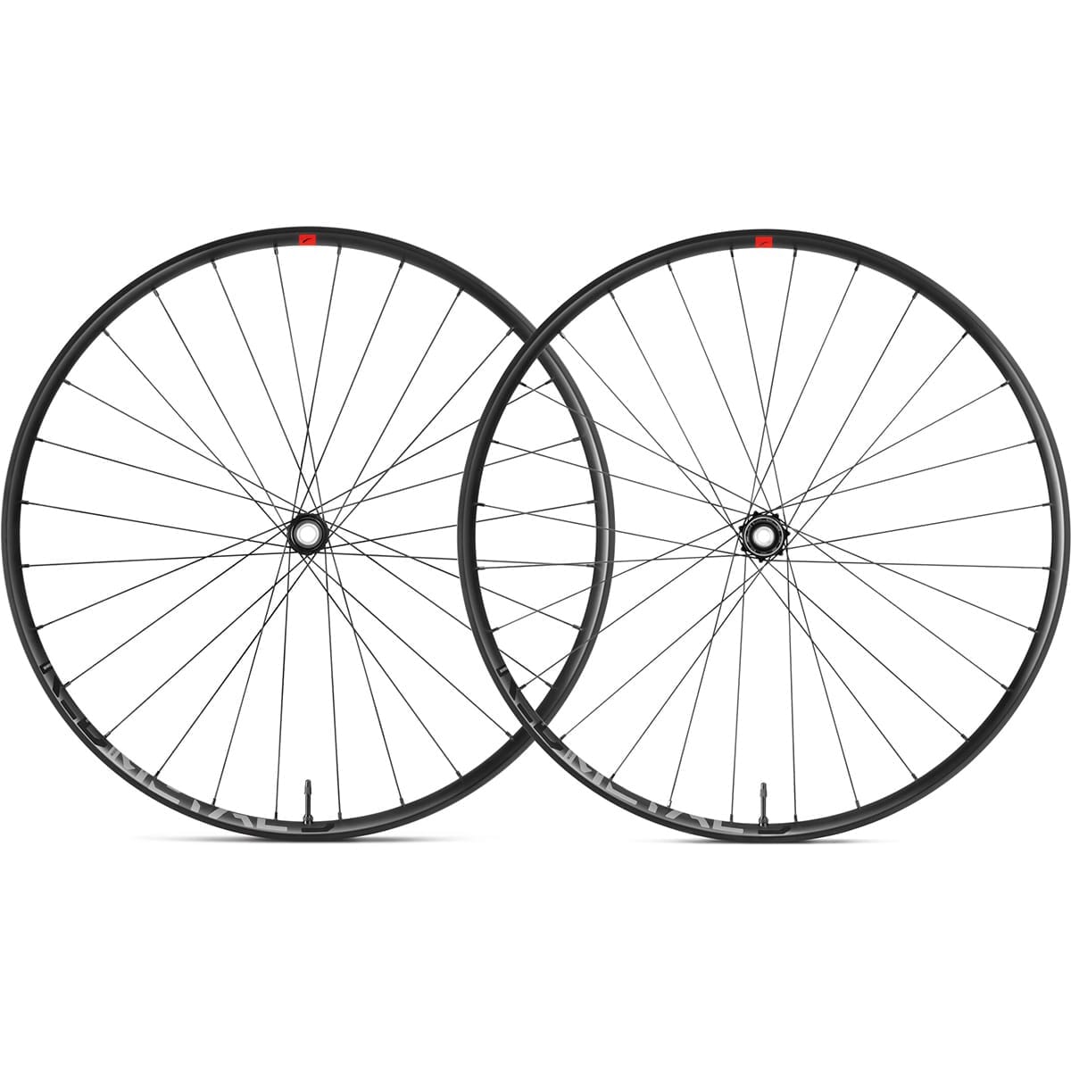 ROGONPDK Jeu de roues de vélo 29 pour VTT avant et arrière avec 2 leviers de serrage rapide, noires, rouges, capacité de poids : 200 kg