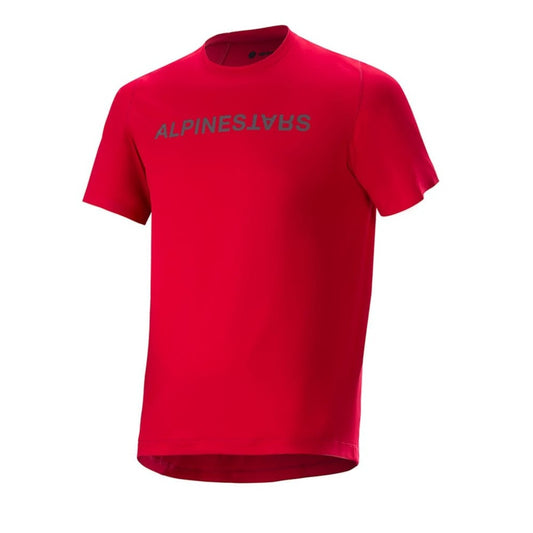 Maillot ALPINESTARS A-ARIA SWITCH Manches Courtes Rouge Fluo