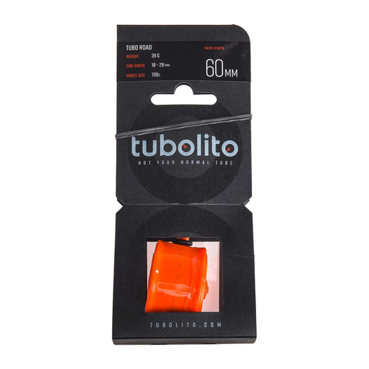 Chambre à air TUBOLITO TUBO 700x18/32 Presta 60 mm Orange