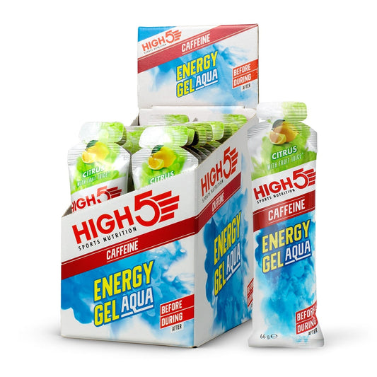 Gel Énergétique HIGH5 ENERGY GEL Aqua Caffeine 66g