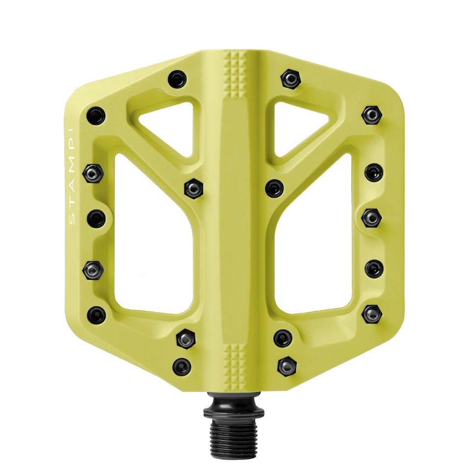 Pédales Plates CRANKBROTHERS STAMP 1 Small Jaune